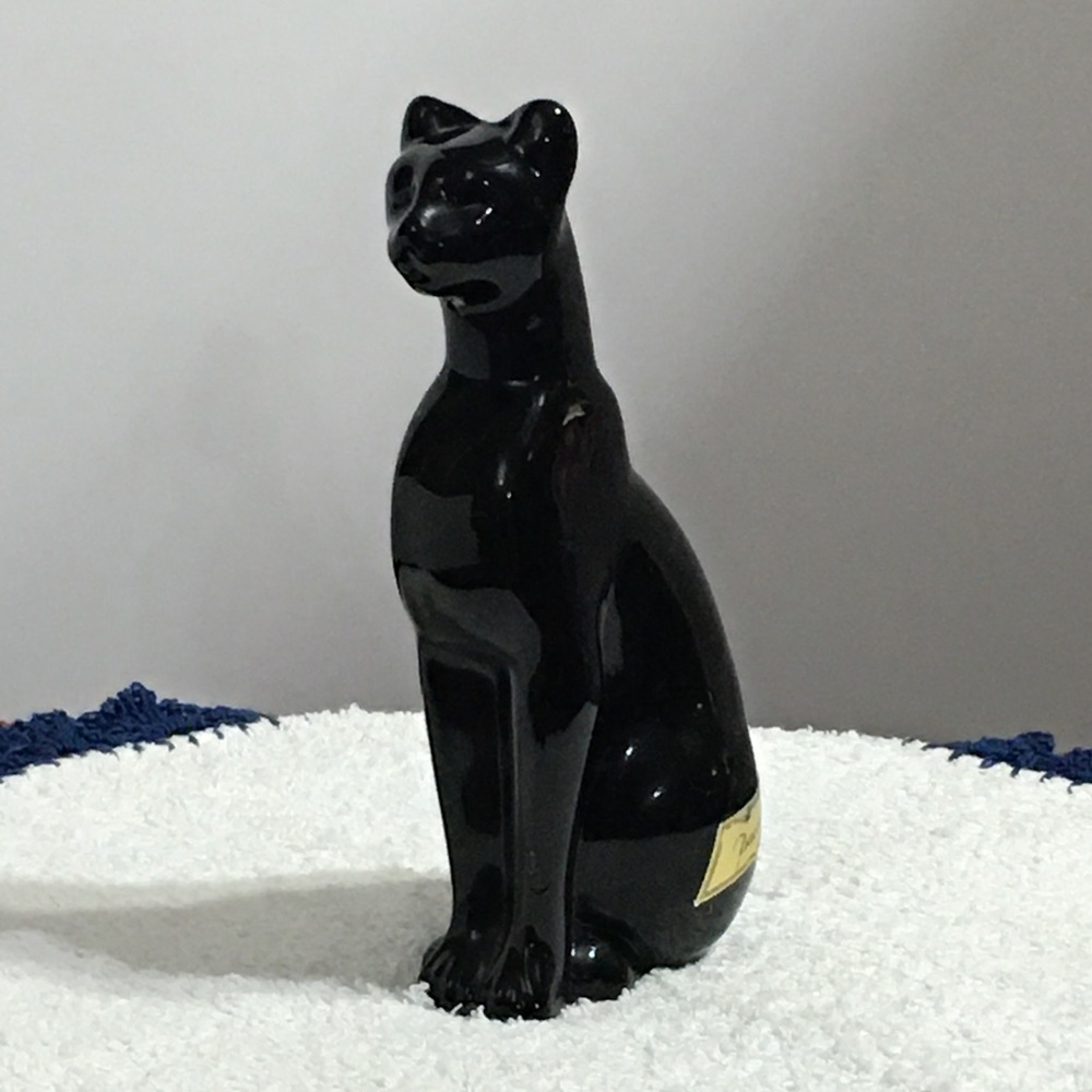 Baccarat Black Crystal Cat (reasonable offers welcome)